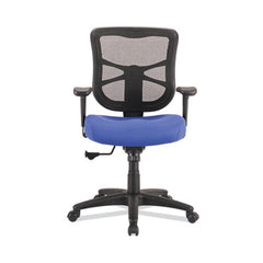 Alera® Elusion™ Series Mesh Mid-Back Swivel/Tilt Chair, Supports Up to 275 lb, 17.9" to 21.8" Seat Height, Navy Seat