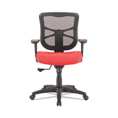 Alera® Elusion™ Series Mesh Mid-Back Swivel/Tilt Chair, Supports Up to 275 lb, 17.9" to 21.8" Seat Height, Red