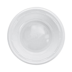 Dart® Famous Service® Impact Plastic Dinnerware, Bowl, 5 to 6 oz, White, 125/Pack