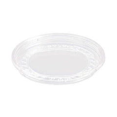 SOLO® Bare® Eco-Forward® RPET Deli Container Lids, Recessed Lid, Fits 8 oz, Clear, Plastic, 50/Pack, 10 Packs/Carton