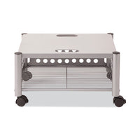 Vertiflex® Underdesk Machine Stand, Metal, 2 Shelves, 90 lb Capacity, 21.5