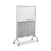 Safco® Rumba™ Whiteboard Collaboration Screen Accessories, Eraser Tray, 12.25 x 3.5 x 2.25, Magnetic Mount, Silver Partition & Panel Boards & Rails - Office Ready