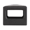 Safco® Canmeleon™ Recessed Panel Receptacles, 15 gal, Polyethylene, Black  - Office Ready