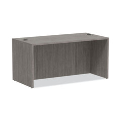 Alera® Valencia™ Series Straight Front Desk Shell, 59.13" x 29.5" x 29.63", Gray