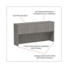 Alera® Valencia™ Series Hutch, 4 Compartments, 70.63w x 15d x 35.38h, Gray Hutches-Office Hutch - Office Ready