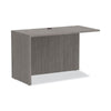 Alera® Valencia™ Series Reversible Return/Bridge Shell, 47.25w x 23.63d x 29.5h, Gray Reversible Returns - Office Ready