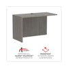 Alera® Valencia™ Series Reversible Return/Bridge Shell, 47.25w x 23.63d x 29.5h, Gray Reversible Returns - Office Ready