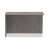 Alera® Valencia™ Series Reversible Return/Bridge Shell, 47.25w x 23.63d x 29.5h, Gray Reversible Returns - Office Ready