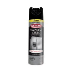 WEIMAN?« Stainless Steel Cleaner and Polish, 17 oz Aerosol, 6/Carton