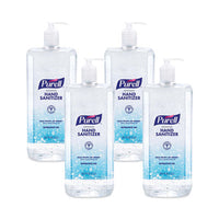 PURELL® Advanced Hand Sanitizer Refreshing Gel, Clean Scent, 1.5 L Pump Bottle, 4/Carton Gel Hand Sanitizer Bottles - Office Ready