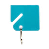 CONTROLTEK® Key Tags, Blue/Green/Red/Yellow, 20/Pack, 3 Packs/Carton Key Chains & Rings - Office Ready