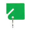 CONTROLTEK® Key Tags, Blue/Green/Red/Yellow, 20/Pack, 3 Packs/Carton Key Chains & Rings - Office Ready