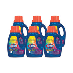 Clorox 2® Laundry Stain Remover and Color Booster, Regular, 33 oz Bottle, 6/Carton
