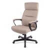Alera® Oxnam Series High-Back Task Chair, Supports Up to 275 lbs, 17.56" to 21.38" Seat Height, Tan Seat/Back, Black Base Chairs/Stools-Office Chairs - Office Ready