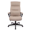 Alera® Oxnam Series High-Back Task Chair, Supports Up to 275 lbs, 17.56" to 21.38" Seat Height, Tan Seat/Back, Black Base Chairs/Stools-Office Chairs - Office Ready