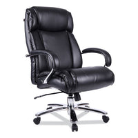 Alera® Maxxis Series Big and Tall Bonded Leather Chair, Supports 500 lb, 21.42