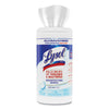 LYSOL® Brand Disinfecting Wipes, 1-Ply, 7 x 7.25, Crisp Linen, White, 80 Wipes/Canister, 6 Canisters/Carton Cleaner/Detergent Wet Wipes - Office Ready
