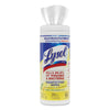 LYSOL® Brand Disinfecting Wipes, 1-Ply, 7 x 7.25, Lemon and Lime Blossom, White, 35 Wipes/Canister, 12 Canisters/Carton Cleaner/Detergent Wet Wipes - Office Ready