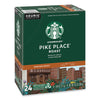 Starbucks® Pike Place Coffee K-Cups®, 24/Box, 4 Box/Carton Coffee K-Cups - Office Ready