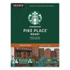 Starbucks® Pike Place Coffee K-Cups®, 24/Box, 4 Box/Carton Coffee K-Cups - Office Ready