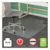 deflecto® SuperMat Frequent Use Chair Mat for Medium Pile Carpeting, Med Pile Carpet, Roll, 36 x 48, Lipped, Clear  - Office Ready