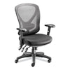 Alera® Aeson Series Multifunction Task Chair, Supports Up to 275 lb, 15" to 18.82" Seat Height, Black Seat/Back, Black Base Office Chairs - Office Ready