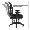 Alera® Aeson Series Multifunction Task Chair, Supports Up to 275 lb, 15" to 18.82" Seat Height, Black Seat/Back, Black Base Office Chairs - Office Ready
