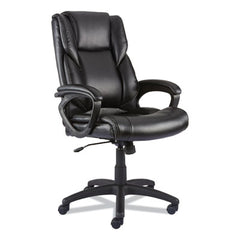 Alera® Brosna Series Mid-Back Task Chair, Supports Up to 250 lb, 18.15" to 21.77 Seat Height, Black Seat/Back, Black Base