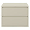 Alera® Lateral File, 2 Legal/Letter-Size File Drawers, Putty, 36" x 18" x 28" File Cabinets-Lateral File - Office Ready