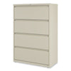 Alera® Lateral File, 4 Legal/Letter-Size File Drawers, Putty, 36" x 18.63" x 52.5" File Cabinets-Lateral File - Office Ready