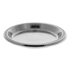 Pactiv Evergreen Meadoware® Impact® Plastic Dinnerware, Plate, 10.25" dia, Black, 500/Carton