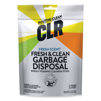 CLR PRO® Fresh & Clean Garbage Disposal, Fresh Scent, 5 Pods/Pack, 6 Packs Cleaners & Detergents-Drain Cleaner - Office Ready