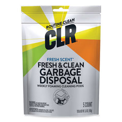 CLR PRO® Fresh & Clean Garbage Disposal, Fresh Scent, 5 Pods/Pack, 6 Packs