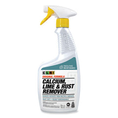 CLR PRO® Calcium, Lime and Rust Remover, Lime and Rust Remover, 32 oz Spray Bottle, 6/Carton