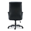 Alera® Egino Big and Tall Chair, Supports Up to 400 lb, Black Seat/Back, Black Base Big & Tall Office Chairs - Office Ready