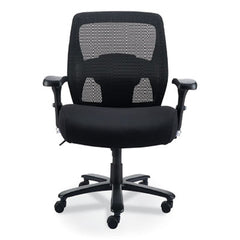 Alera® Faseny Series Big and Tall Manager Chair, Supports Up to 400 lbs, 17.48" to 21.73" Seat Height, Black Seat/Back/Base