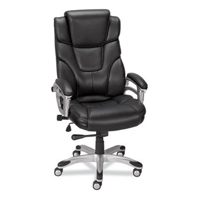 Alera® Maurits Highback Chair, Supports Up to 275 lb, Black Seat/Back, Chrome Base Chairs/Stools-Office Chairs - Office Ready