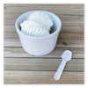 Boardwalk® Heavyweight Polypropylene Cutlery, Tasting Spoon, White, 3,000/Carton Disposable Teaspoons - Office Ready