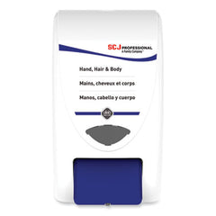 SC Johnson Professional® Cleanse Hand, Hair & Body Dispenser, Hair and Body Dispenser, 2 L, 6.4 x 5.7 x 11.5, White/Blue, 15/Carton