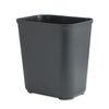 Rubbermaid® Commercial Fiberglass Wastebasket, 7 gal, Fiberglass, Black Deskside All-Purpose Wastebaskets - Office Ready