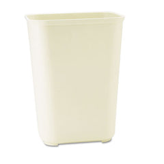 Rubbermaid® Commercial Fiberglass Wastebasket, 10 gal, Fiberglass, Beige