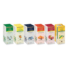 Bigelow® Assorted Herbal Tea Bags, Six Flavors, 28/Box, 168/Carton