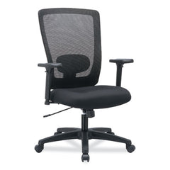 Alera® Envy Series Mesh High-Back Swivel/Tilt Chair, Supports Up to 250 lb, 16.88" to 21.5" Seat Height, Black