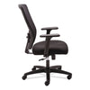 Alera® Envy Series Mesh High-Back Swivel/Tilt Chair, Supports Up to 250 lb, 16.88" to 21.5" Seat Height, Black Office Chairs - Office Ready