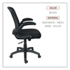 Alera® EB-E Series Swivel/Tilt Mid-Back Mesh Chair, Supports Up to 275 lb, 18.11" to 22.04" Seat Height, Black Office Chairs - Office Ready