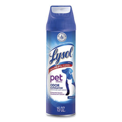 LYSOL® Brand Disinfectant Spray II Pet Odor Eliminator, Fresh, 15 oz Aerosol Spray, 12/Carton