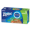 Ziploc® Resealable Sandwich Bags, 1.2 mil, 6.5" x 5.88", Clear, 90 Bags/Box, 12 Boxes/Carton Zipper & Slider Food Storage Bags - Office Ready
