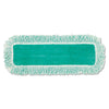 Rubbermaid?« Commercial Microfiber Dust Pads, Microfiber, 18" Long, Green, 6/Carton Dry Pad Mop Heads - Office Ready