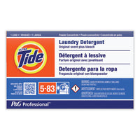 Tide® Powder Laundry Detergent Plus Bleach, Original Scent, 1.4 oz Vending Box, 156/Carton Laundry Detergents - Office Ready
