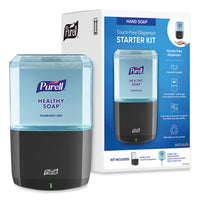 PURELL® HEALTHY SOAP™ Gentle & Free Foam ES6 Starter Kit, 1,200 mL, Graphite Foam Soap Dispensers, Automatic - Office Ready